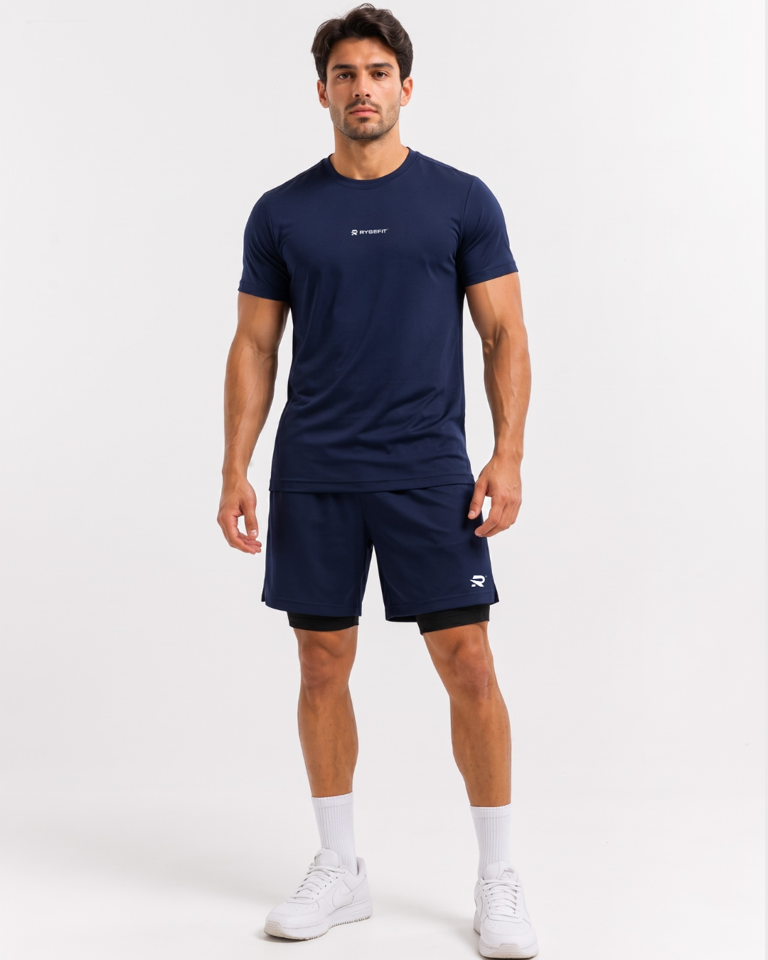 Conjunto de Treino Essential Azul Marinho