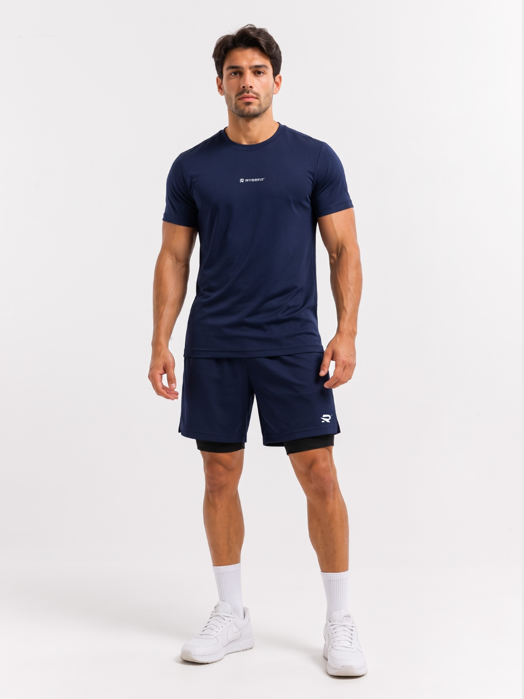 Conjunto de Treino Essential Azul Marinho
