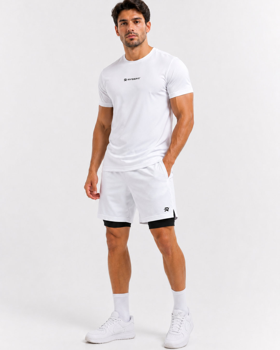Conjunto de Treino Essential Branco