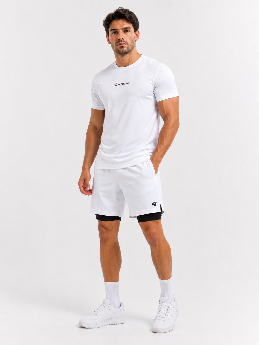 Pack Elite — 3 Camisetas Dry Fit + 3 Shorts de Compressão Intense