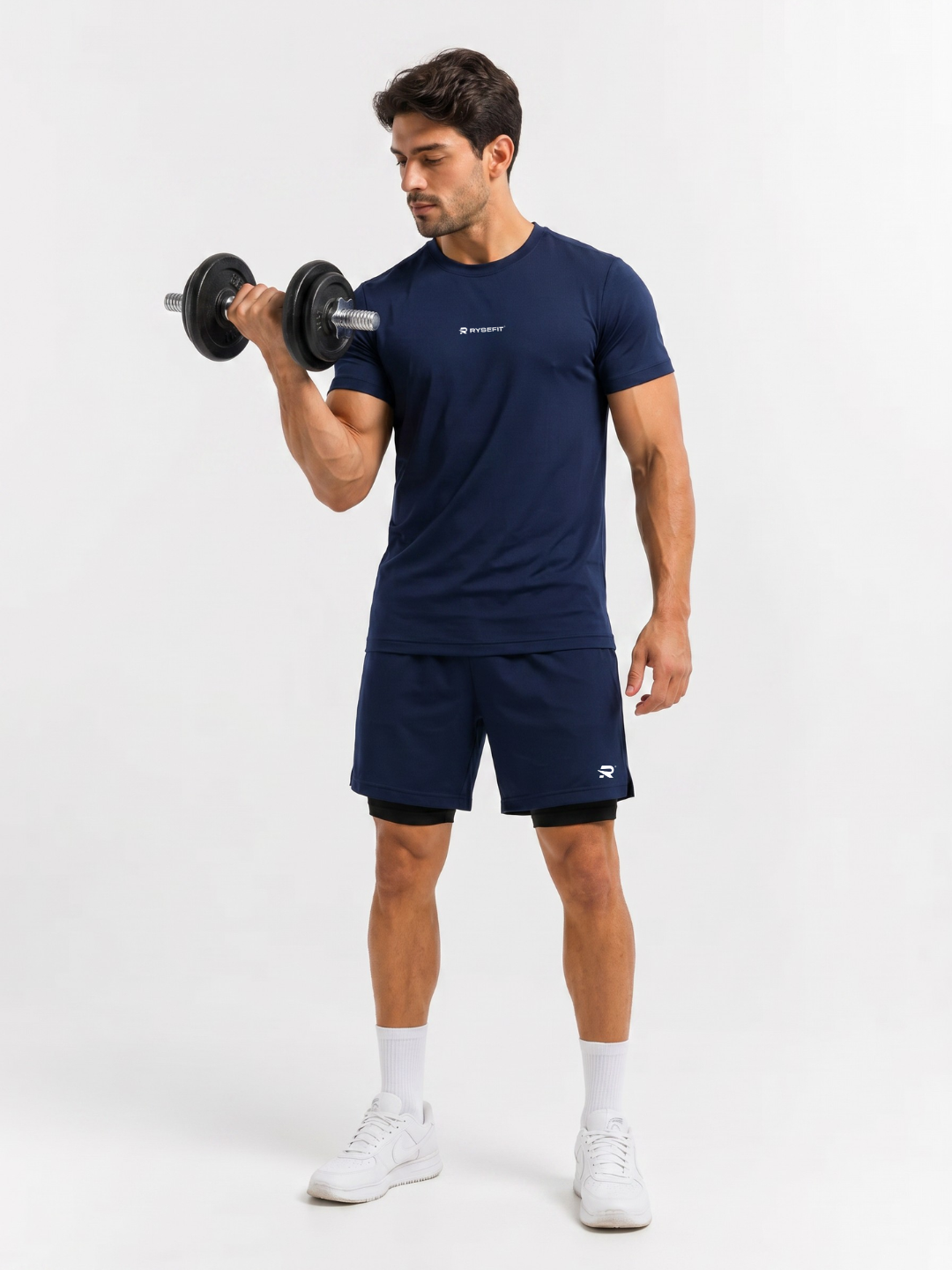 Conjunto de Treino Essential Azul Marinho