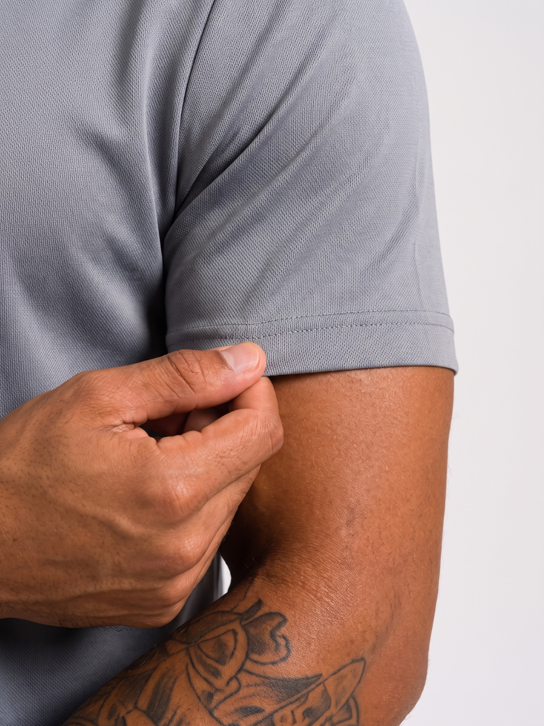 Camiseta Dry Fit Essential Cinza