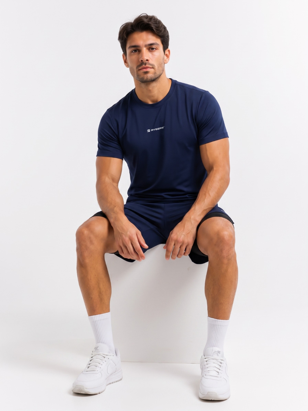 Conjunto de Treino Essential Azul Marinho