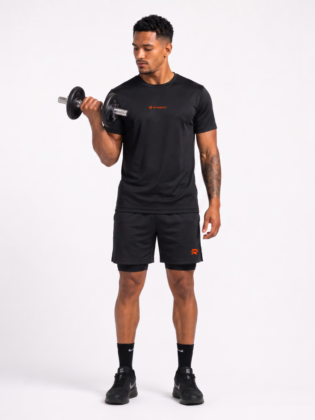 Conjunto de Treino Essential All Black