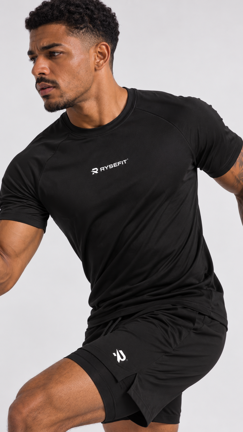 Conjunto Camiseta Dry Fit + Short de Compressão Intense