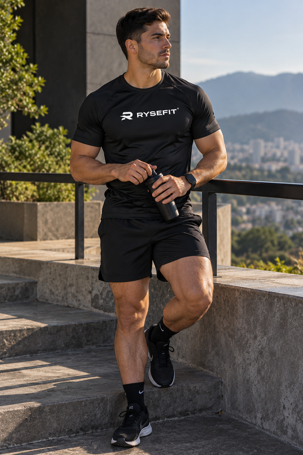 Camiseta Dry Fit RYSE Basic — Logo Grande