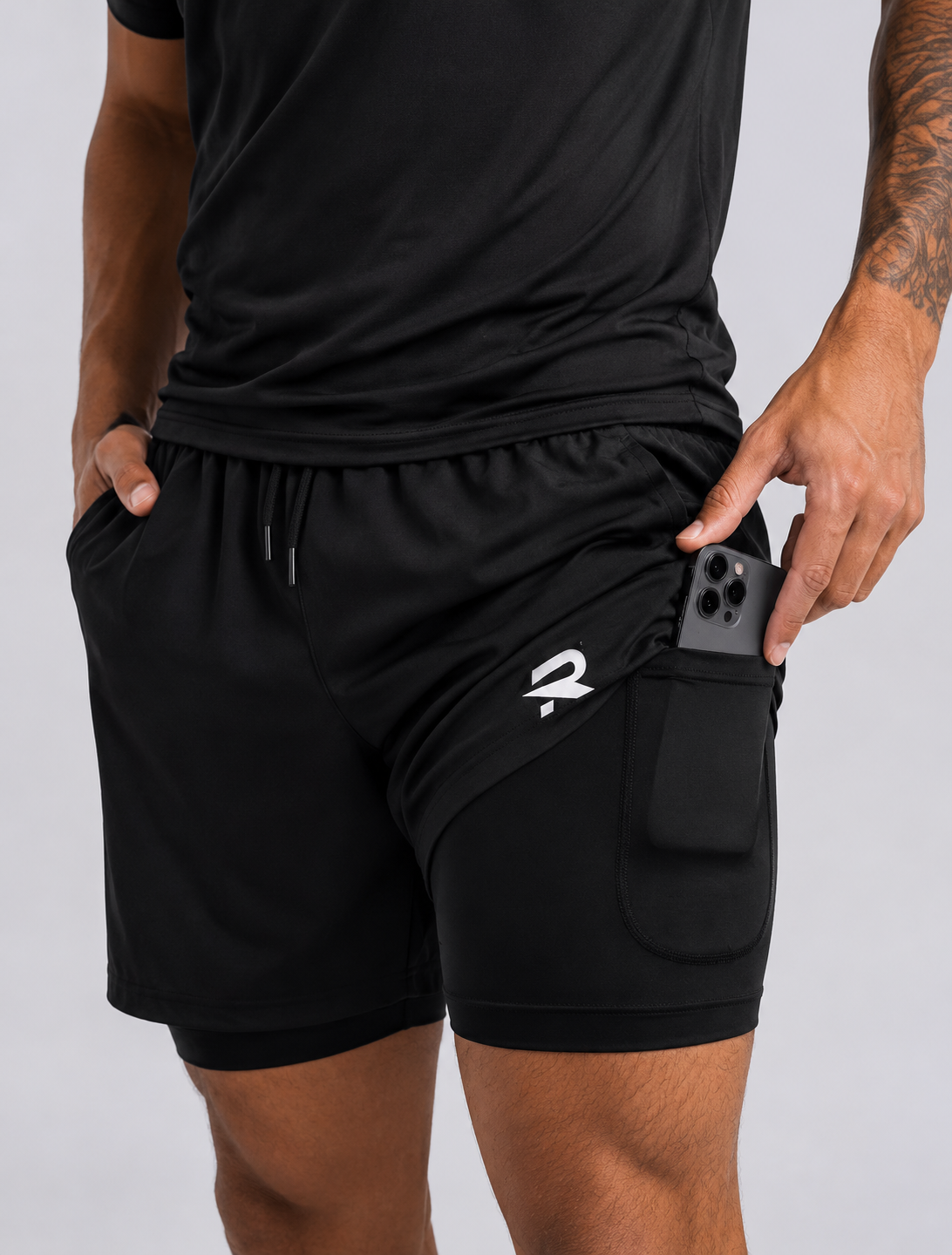 Conjunto Camiseta Dry Fit + Short de Compressão Intense