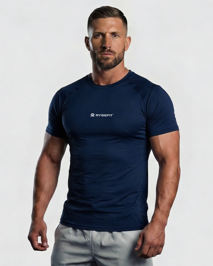 Camiseta Dry Fit Essential Azul