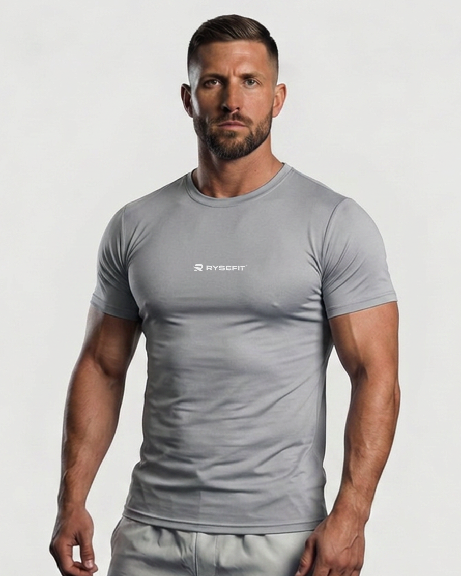 Camiseta Dry Fit Essential Cinza