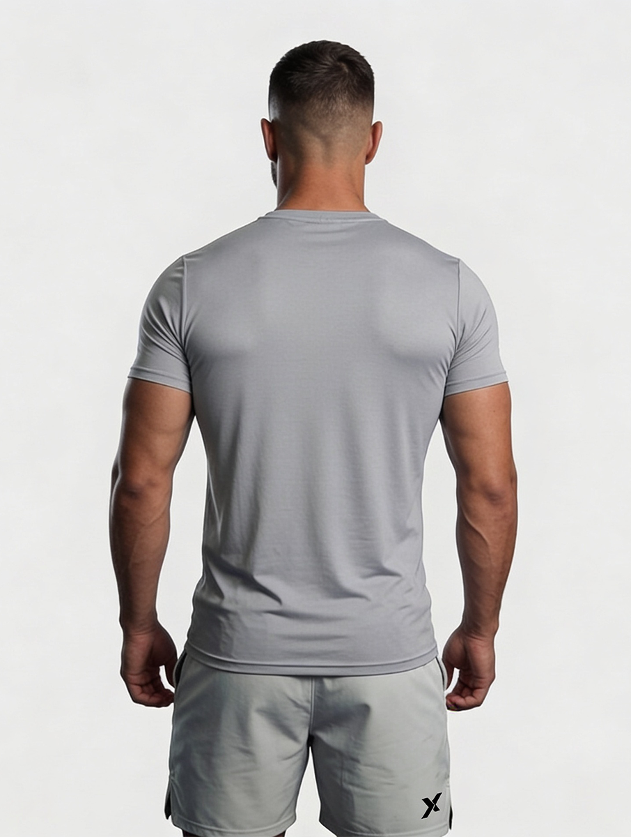 Camiseta Dry Fit Essential Cinza