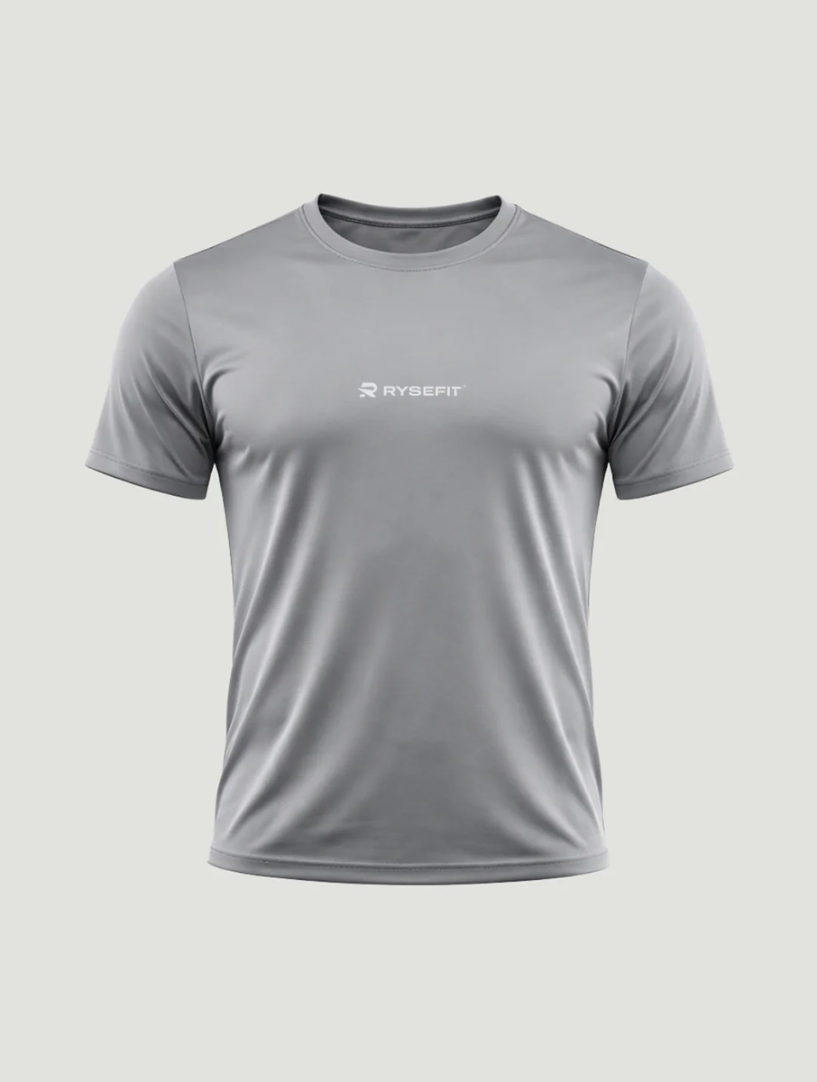 Camiseta Dry Fit Essential Cinza