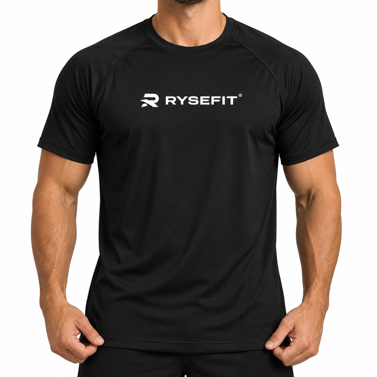 Camiseta Dry Fit RYSE Basic — Logo Grande