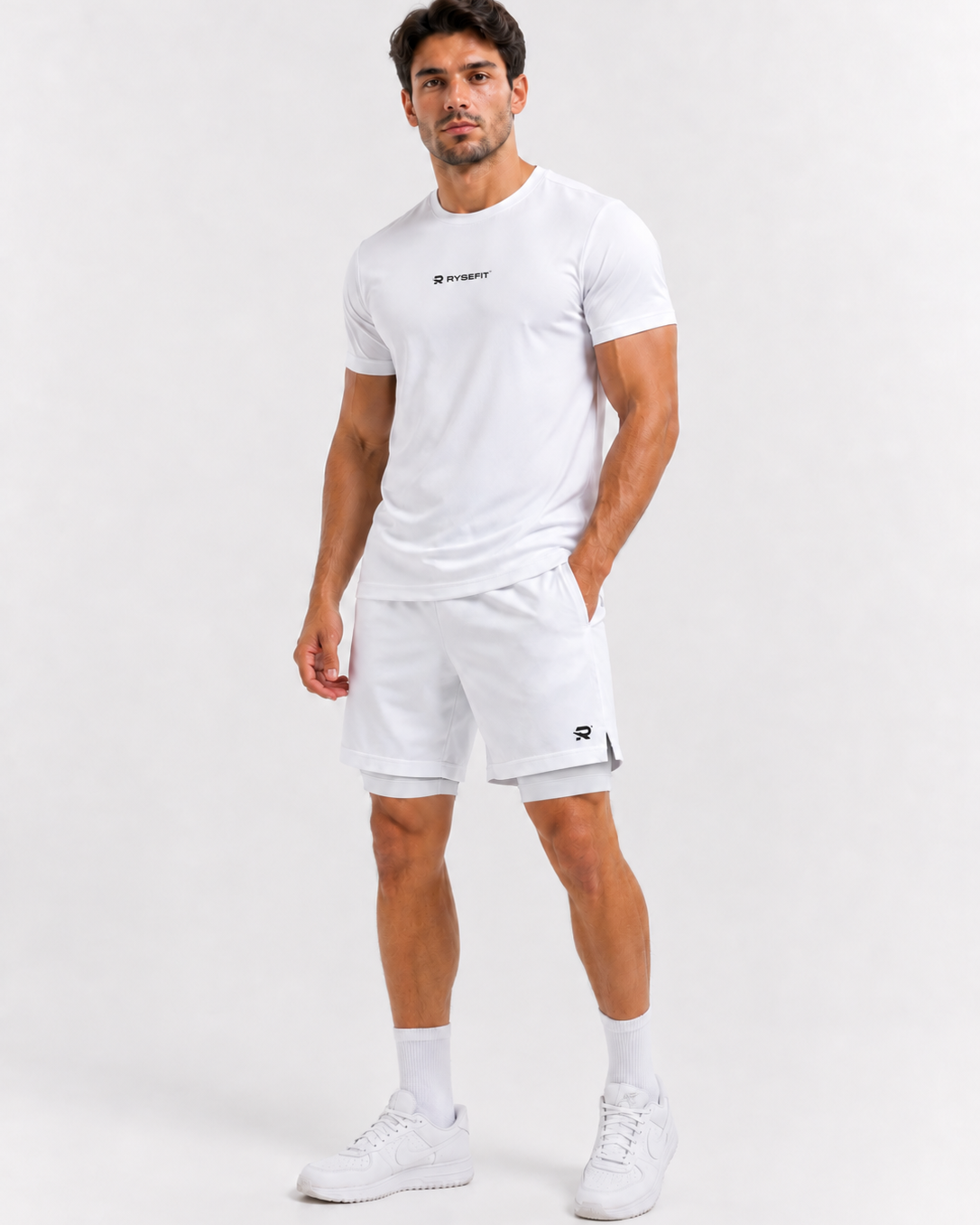 Conjunto de Treino Essential Branco
