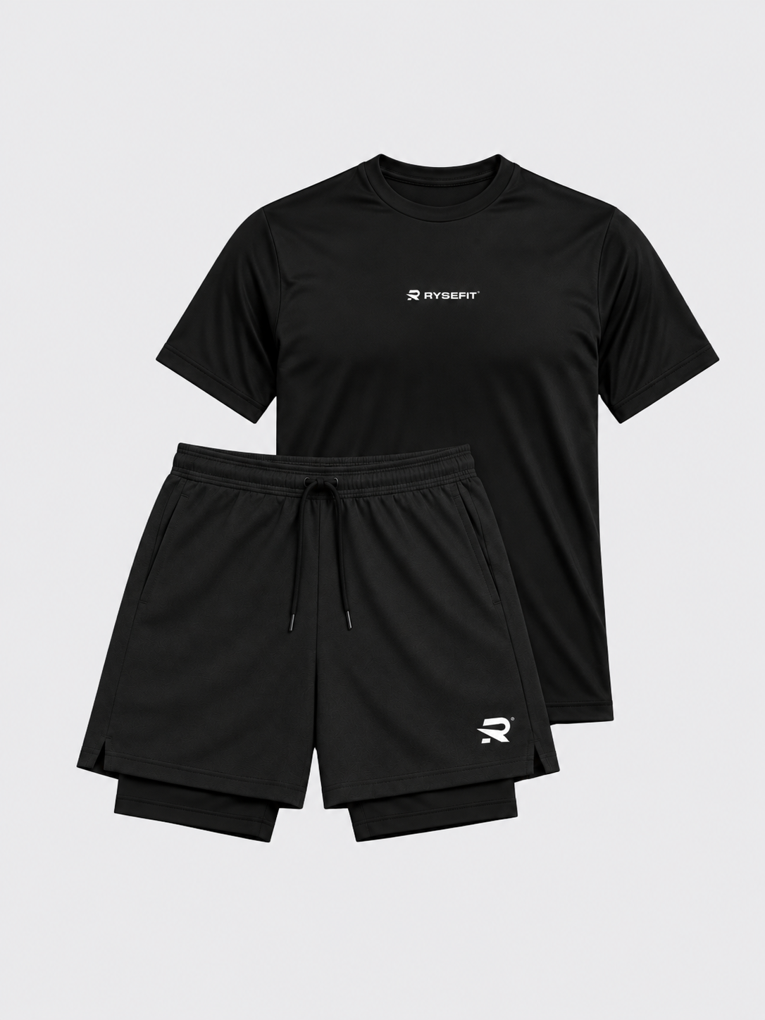 Conjunto Camiseta Dry Fit + Short de Compressão Intense