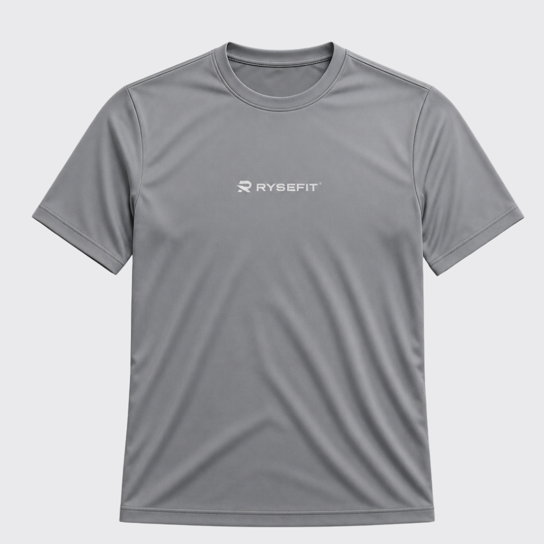 Camiseta Dry Fit Essential Cinza