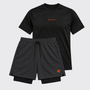 Conjunto Camiseta Dry Fit + Short de Compressão Intense