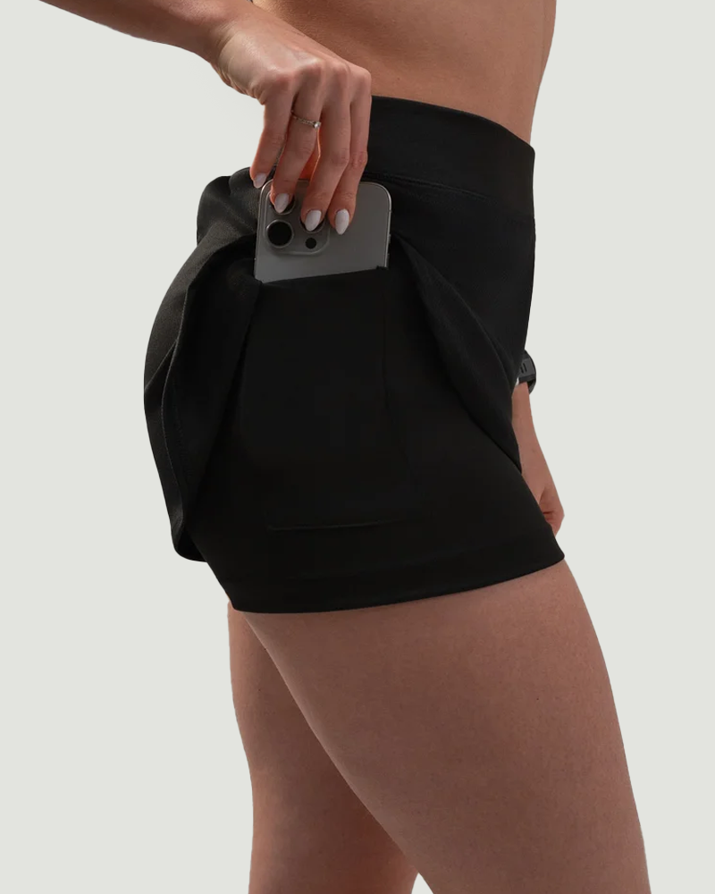 Short Duplo Aero Fit Preto