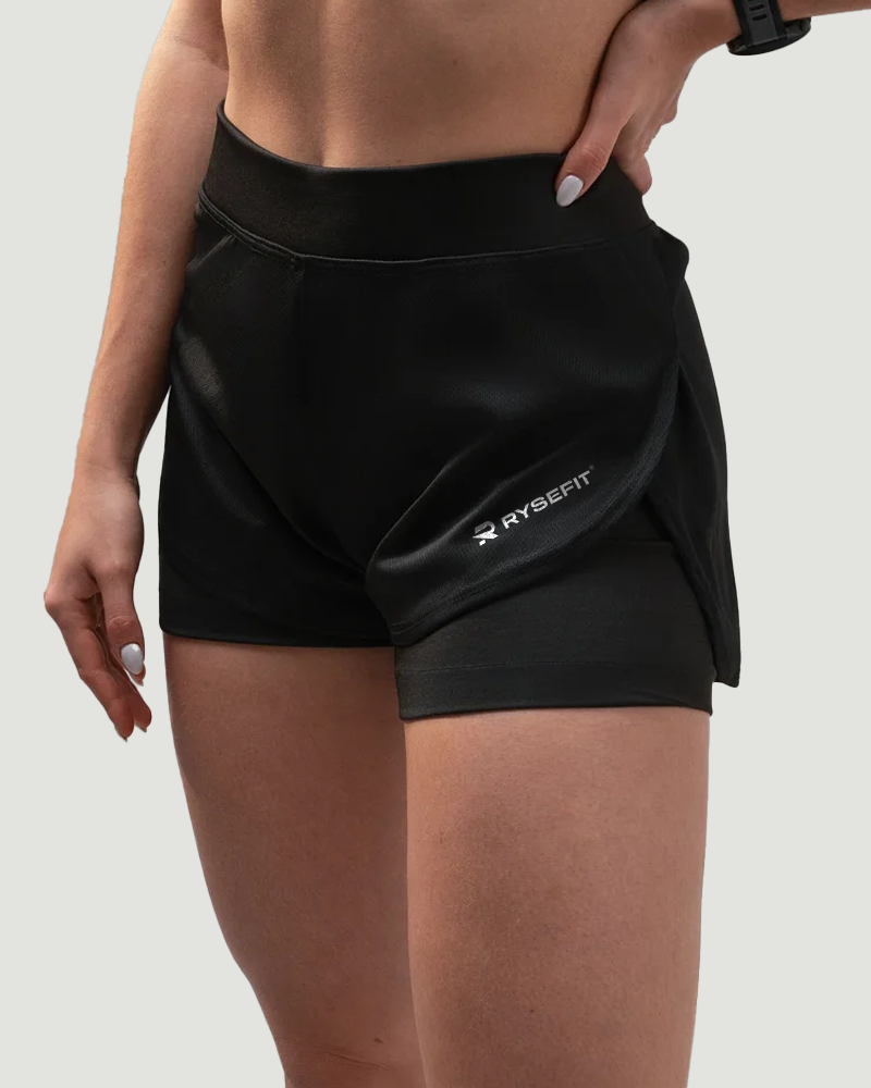 Short Duplo Aero Fit Preto