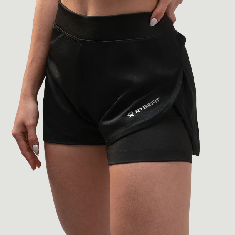 Short Duplo Aero Fit Preto