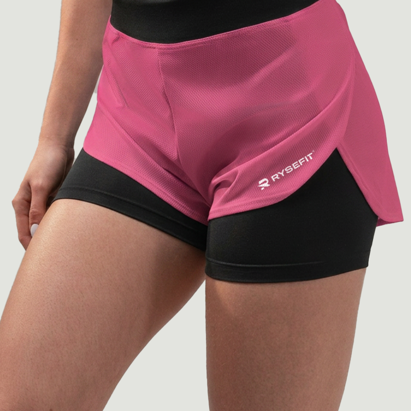 Short Duplo Aero Fit Rosa