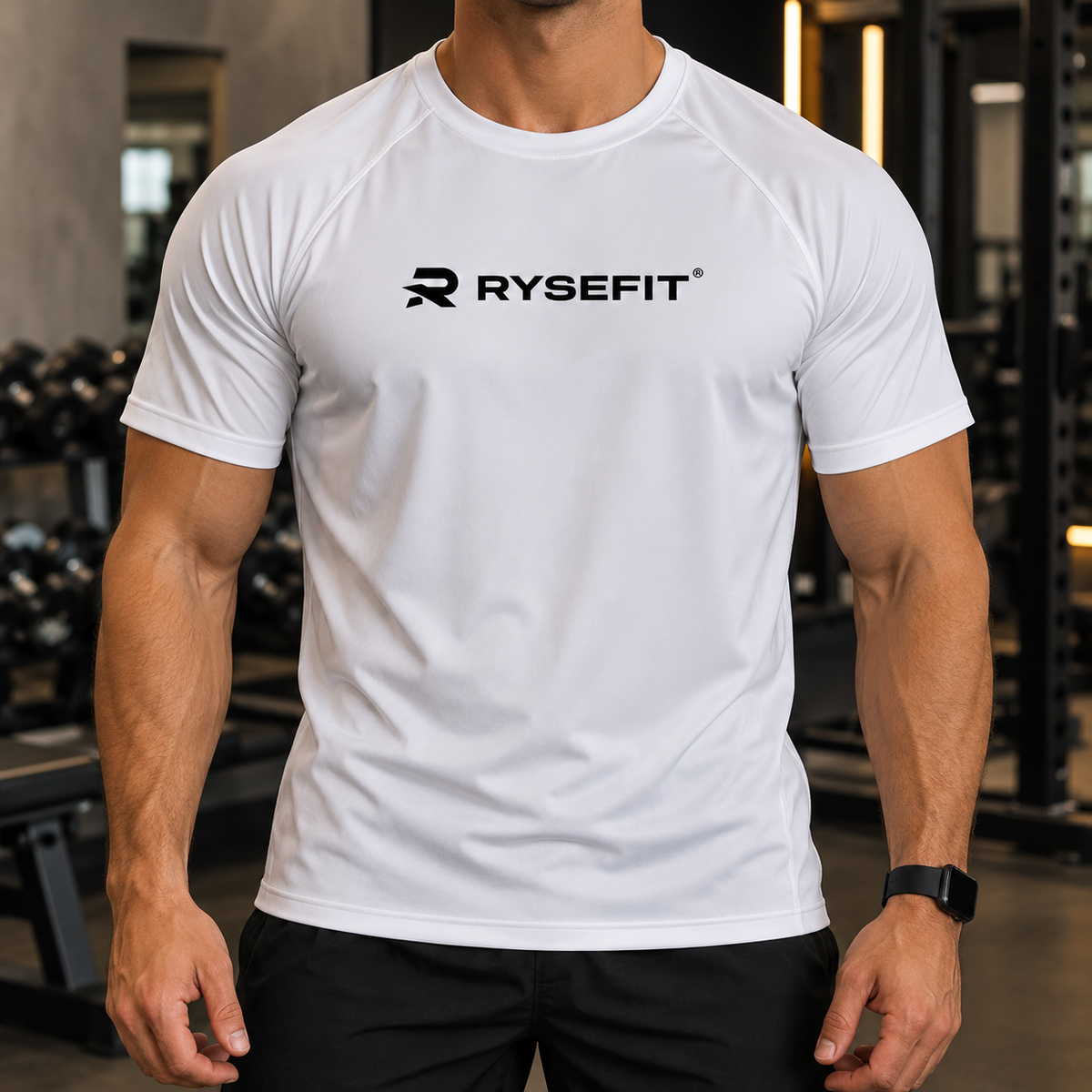 Camiseta Dry Fit RYSE Basic — Logo Grande