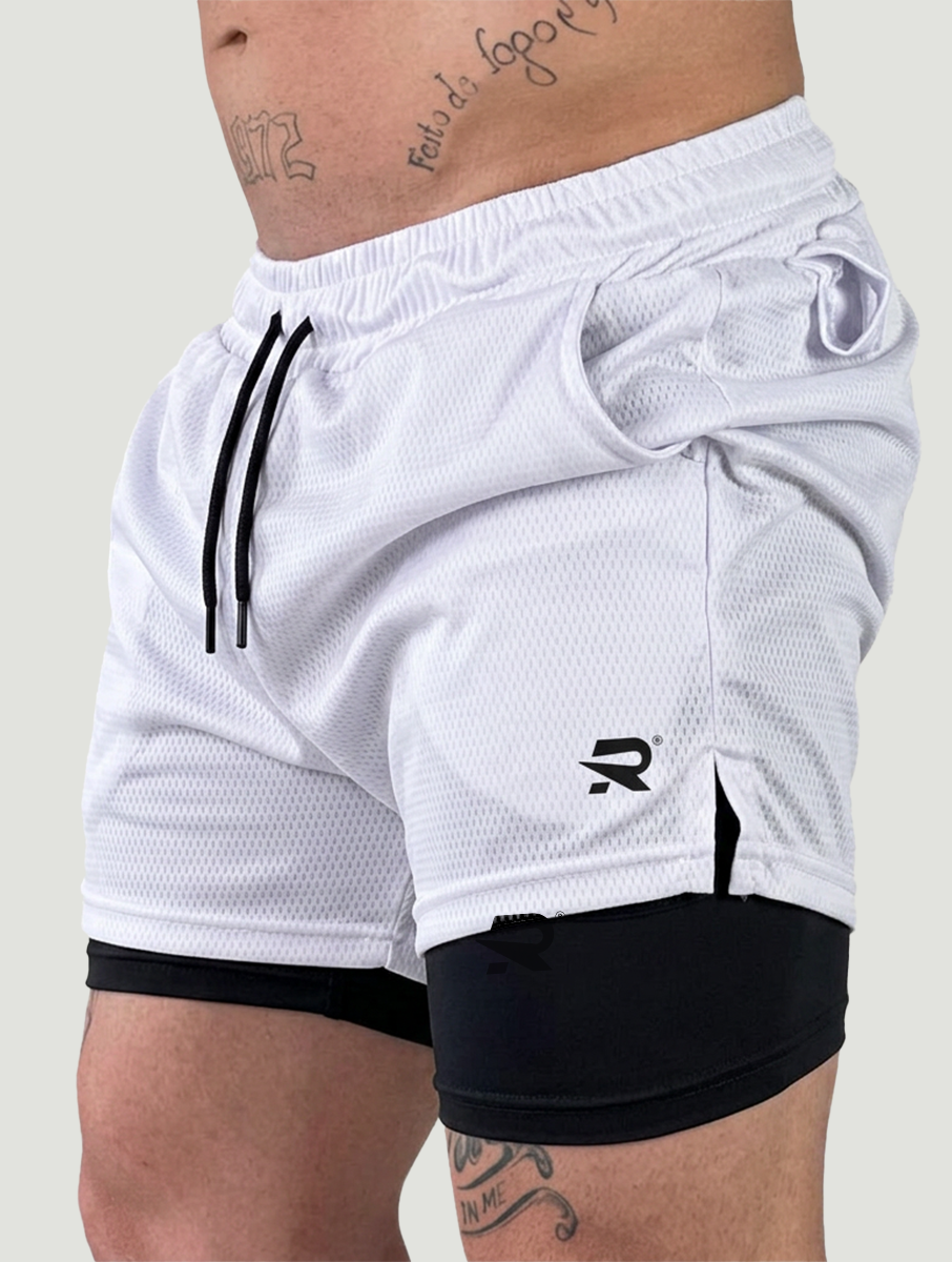 Bermuda Dry Fit Intense Branco