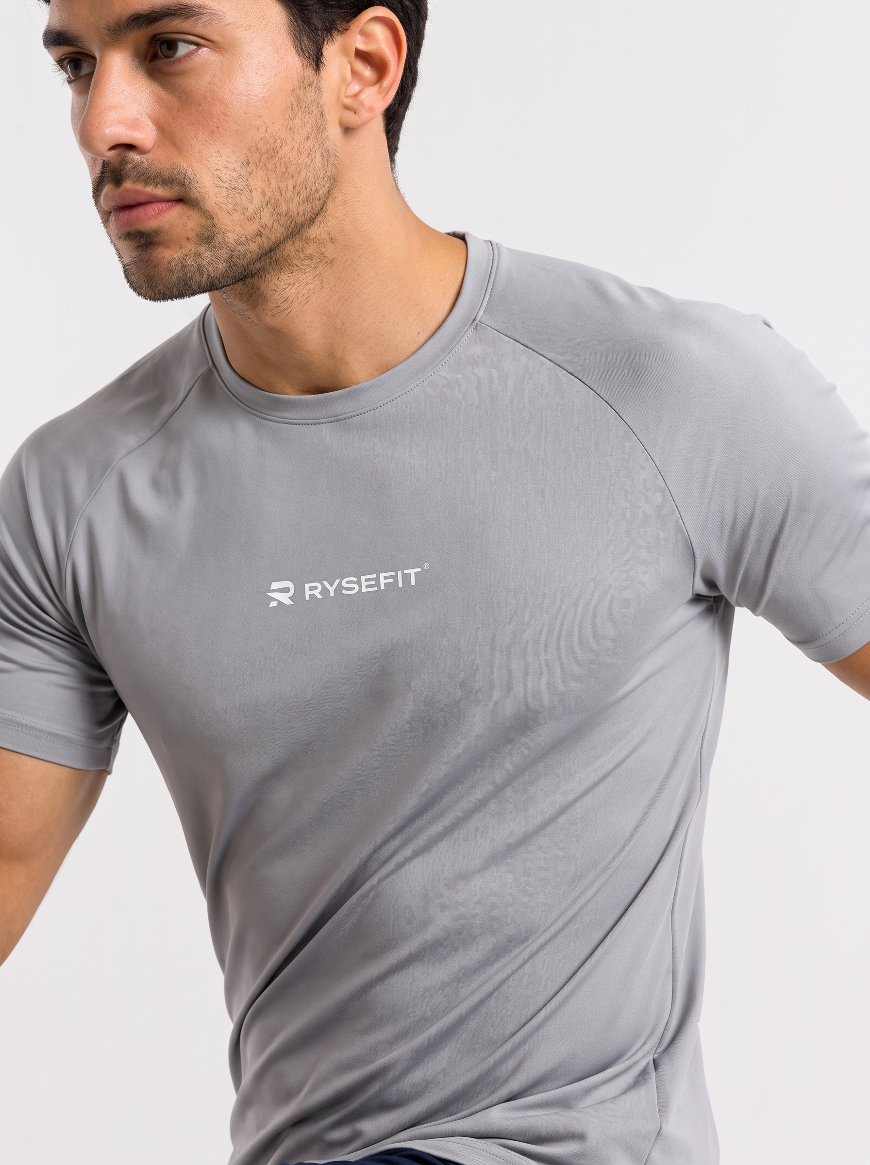 Camiseta Dry Fit Essential Cinza