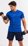 Rysefit Linha Stealth Azul: rosca martelo com halteres