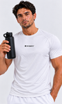 Rysefit Linha Stealth Branco: modelo com garrafa