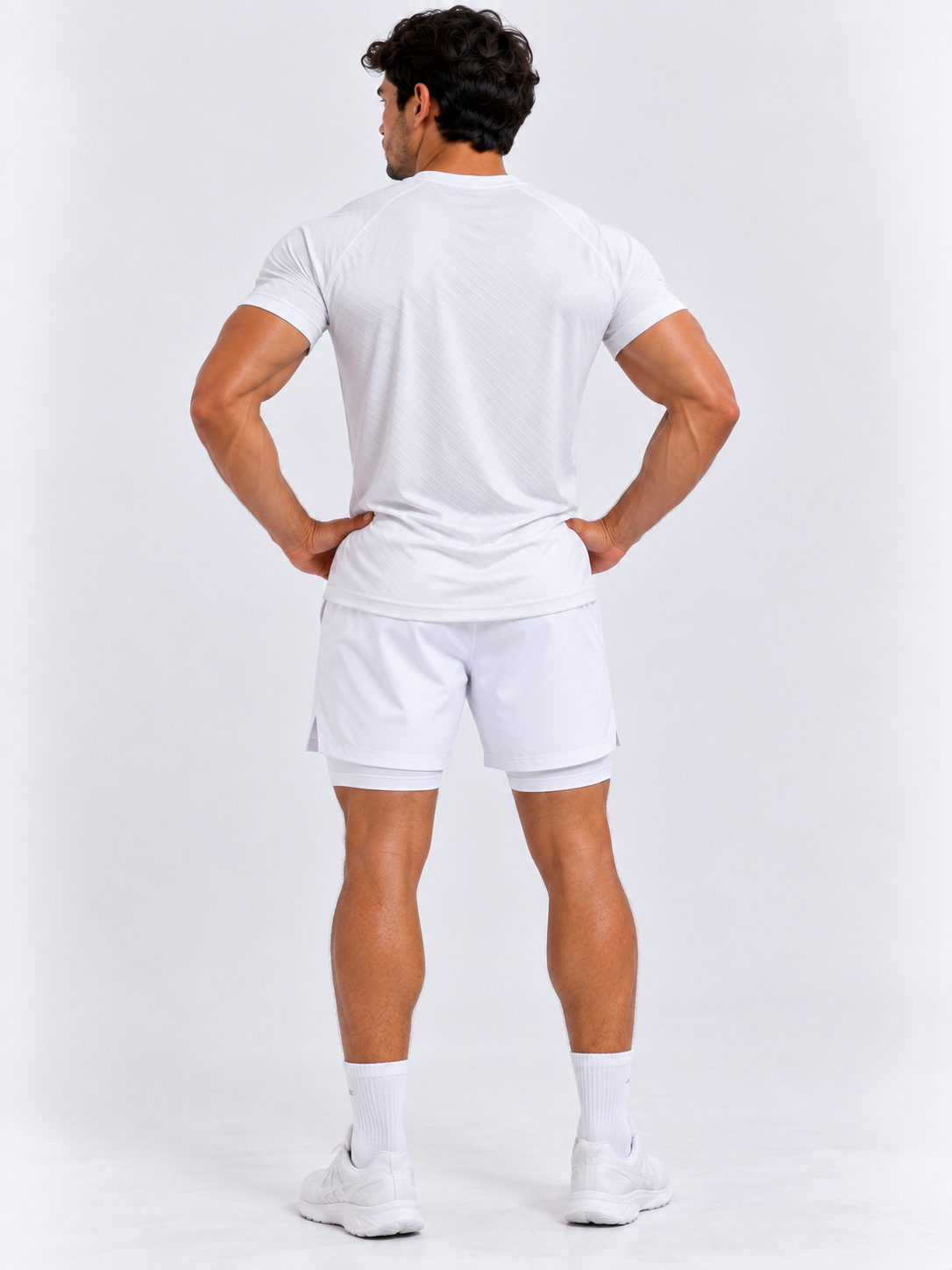 Rysefit Linha Stealth Branco: vista de costas